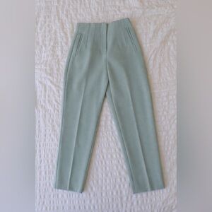 Zara Women's Light Mint Green Joggers